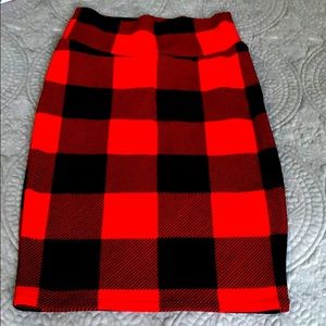 💥3/$30💥NWOT XS LuLaRoe Cassie Buffalo Plaid